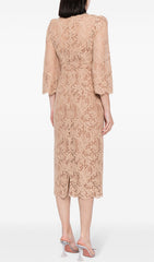 Dorothea Luxe Lace Midi Dress