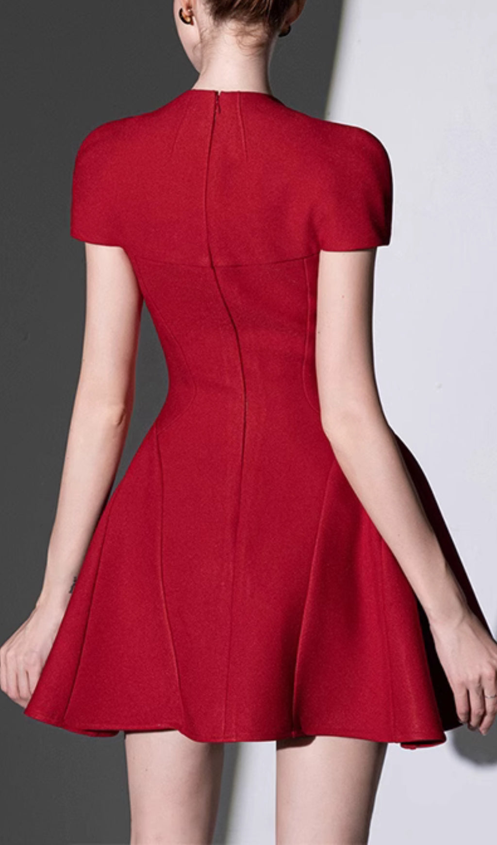 Chaela Chic Red Mini Dress
