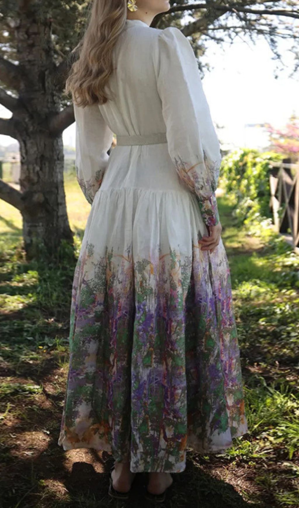 Huela Artistic Flow Maxi Dress