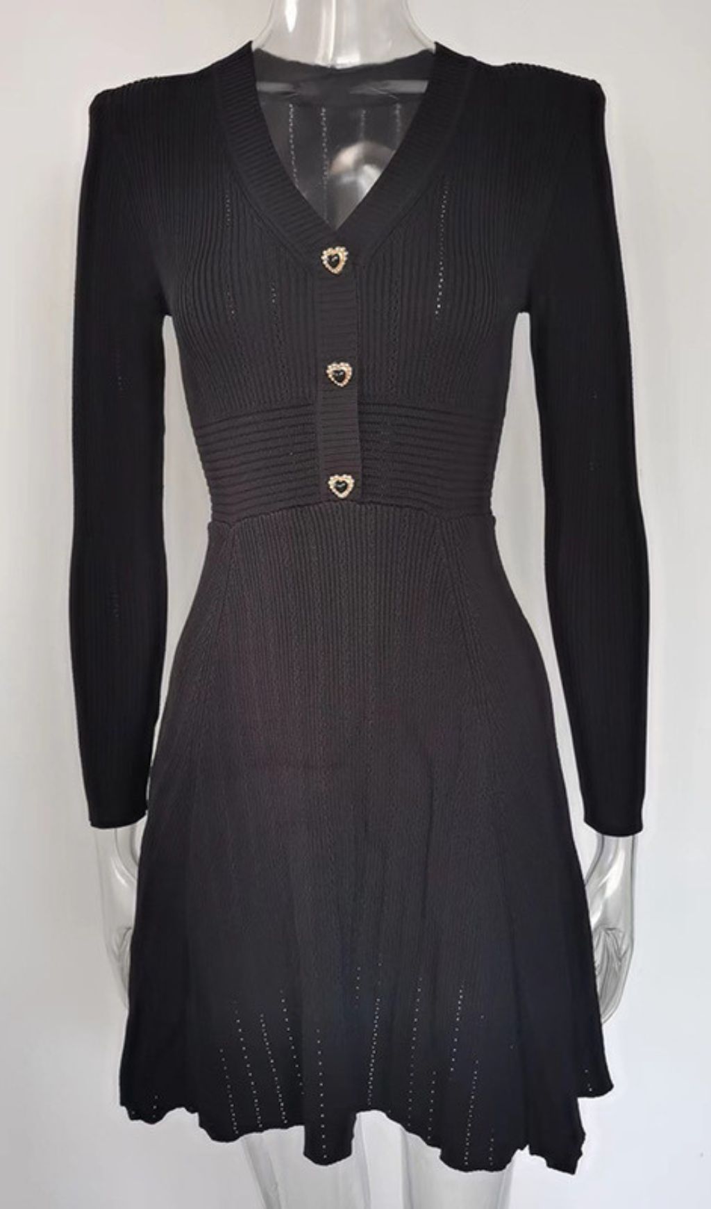 Hewitt Sweetheart Knit Mini Dress