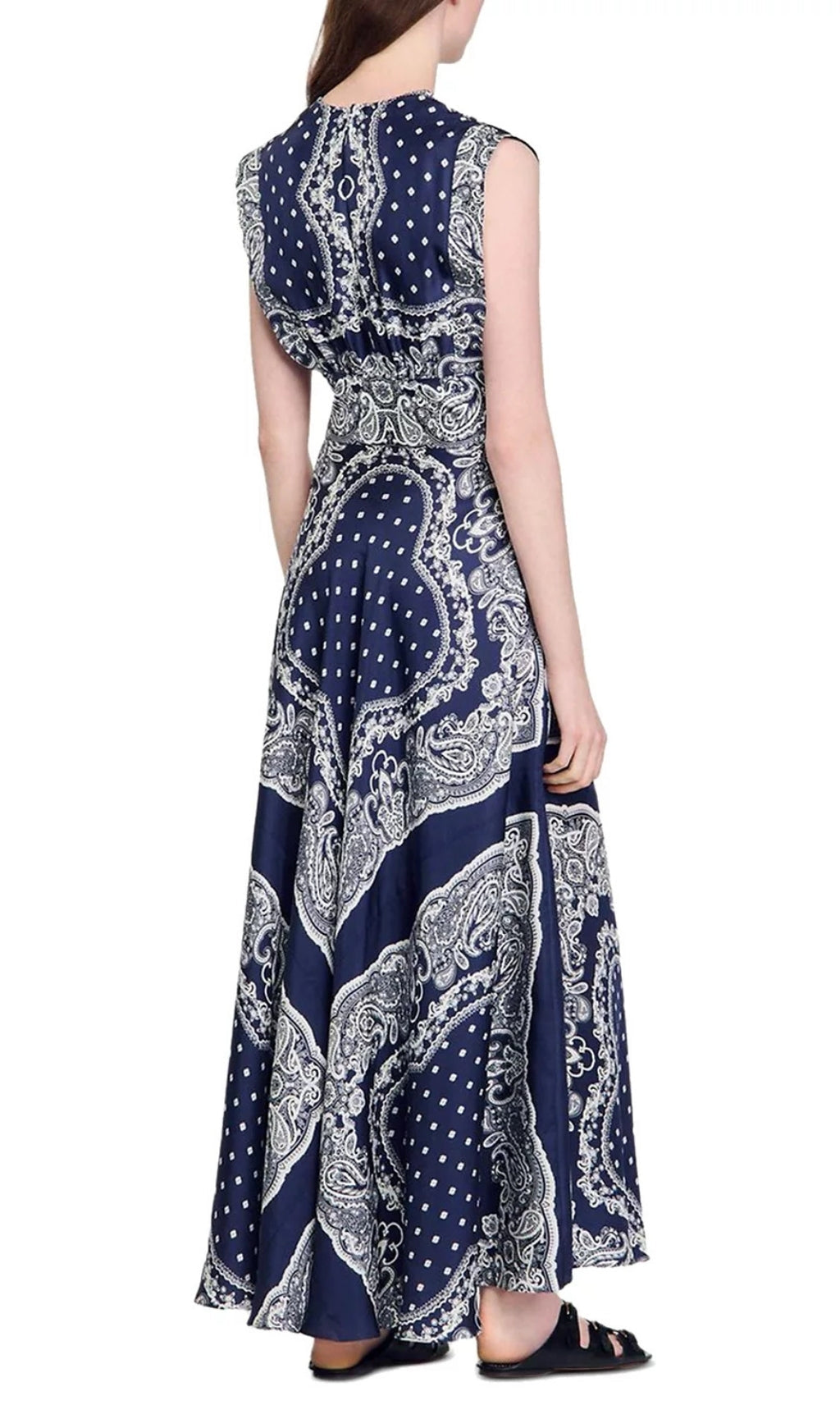 Effortless Boho Bandana Print Maxi Dress for Women