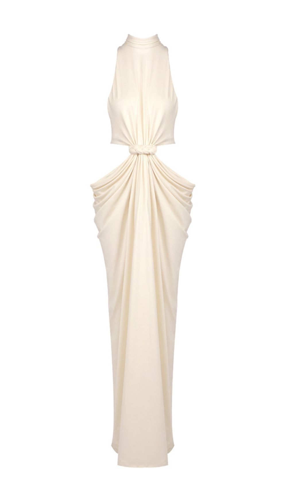Jayme Halter Cutout Maxi Dress