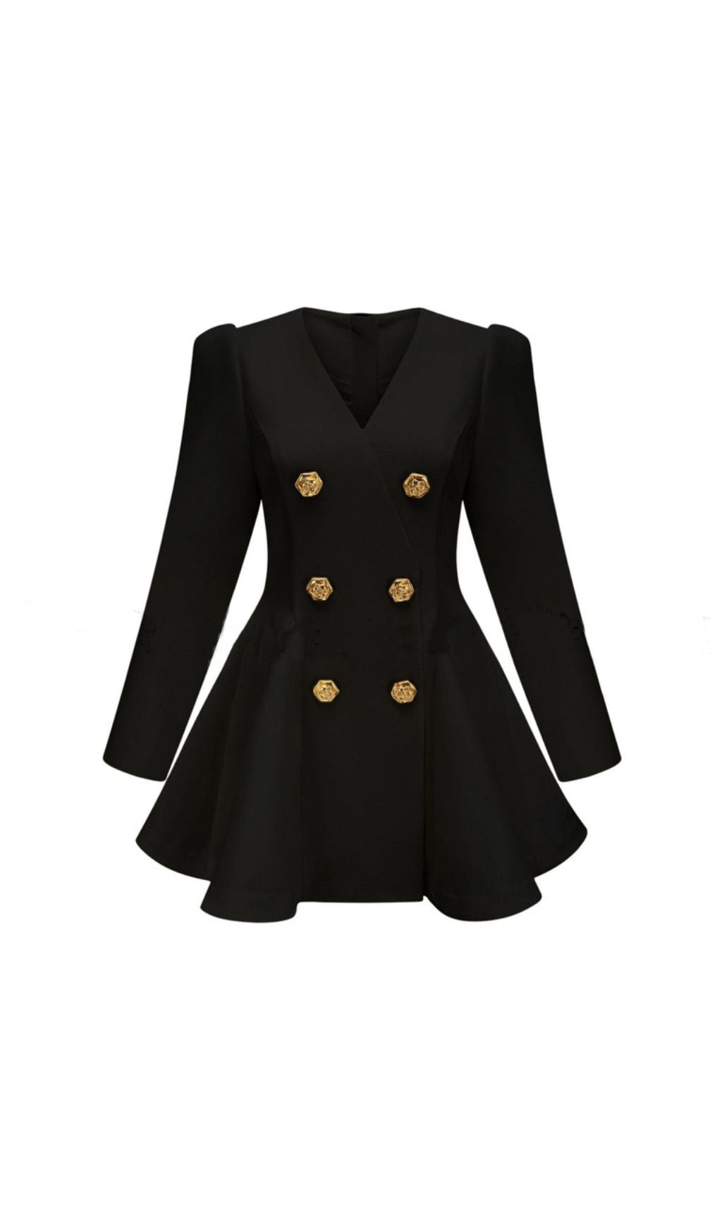 Ilene White Double-Breasted Blazer Mini Dress