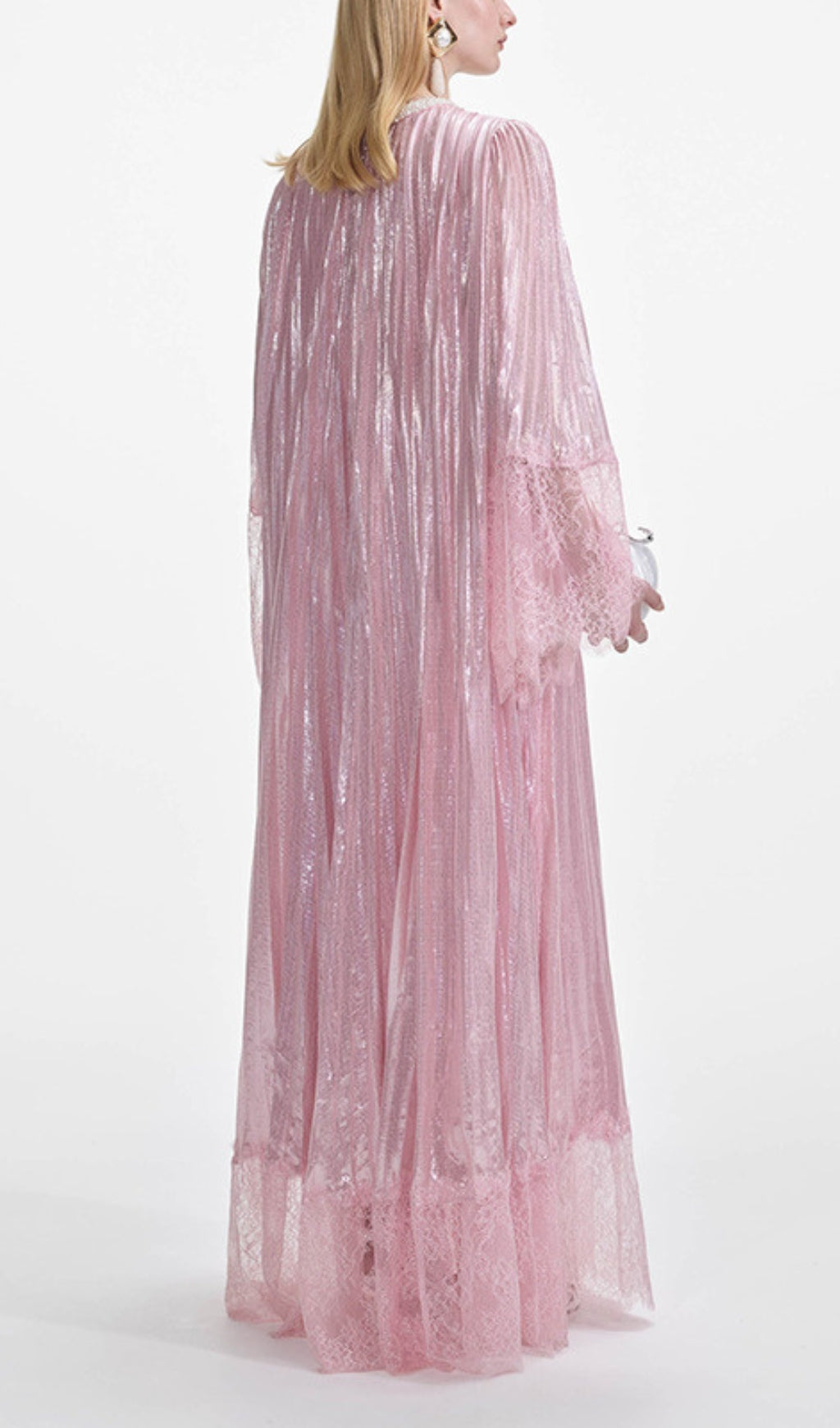 Dorotea Pink Shimmering Maxi Dress