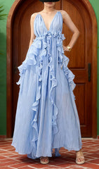 Hokona Effortless Ruffle Maxi Dress
