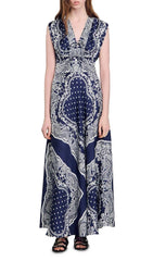 Effortless Boho Bandana Print Maxi Dress for Women