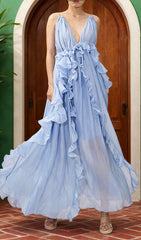 Hokona Effortless Ruffle Maxi Dress