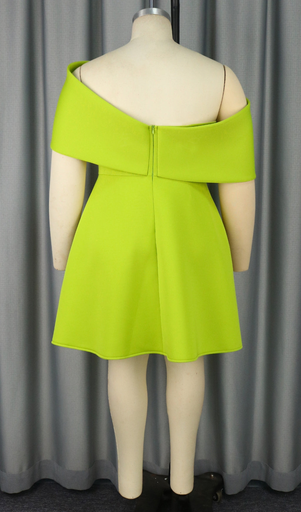 Head-Turning Batya Green Bow Corset Mini Dress