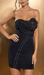 Glamorous Strapless Mini Dress