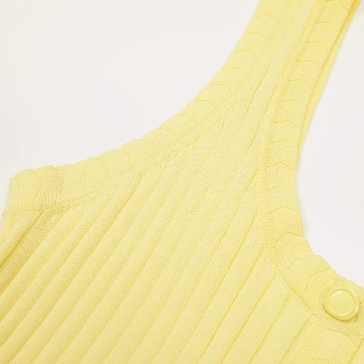 Jackie Yellow Ribbed Knit Maxi Dress & Cardigan Set