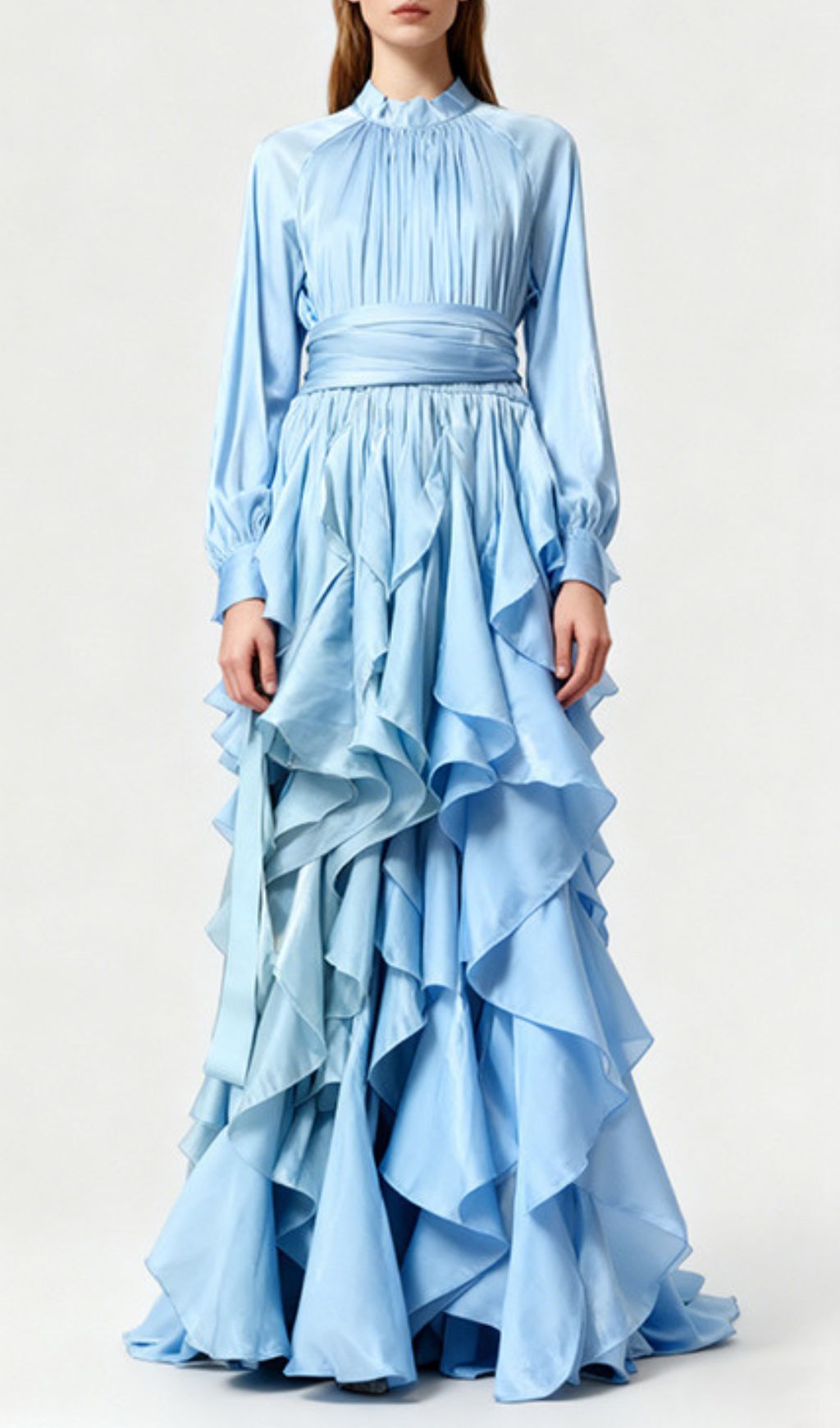 Joop Romantic Ruffle Maxi Dress