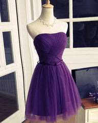 Lovely Purple Homecoming Dress