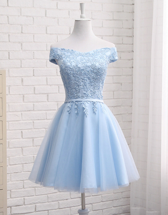 Lovely Off Shoulder Short Party Dress
