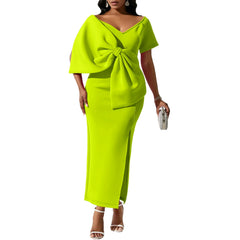 Head-Turning Batya Bow Corset Mini Dress
