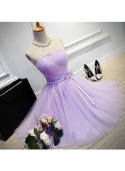 Lovely Tulle Short Homecoming Dress