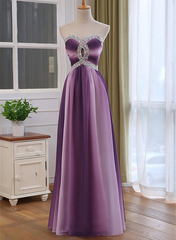 Vestido de fiesta de boda con escote en forma de A y degradado 