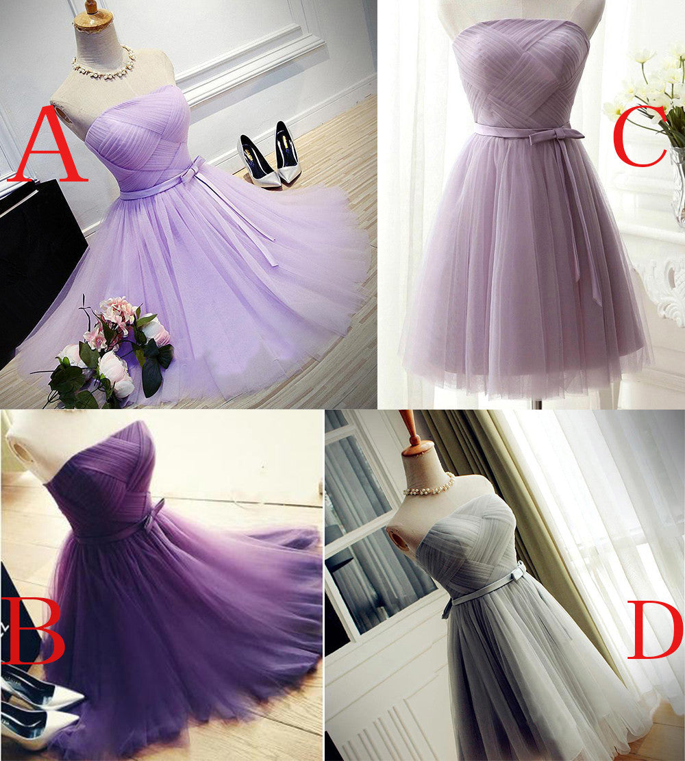 Lovely Tulle Short Homecoming Dress